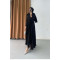 Sare Fashion Flowing Pleated Skirt, Black