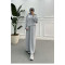 Sare Fashion Wrap Dress Gray