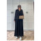 Sare Fashion Long Back Wide Leg Modal Oysh Suit Black