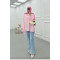 Sare Fashion Long Back Slit Detailed Shirt Pink