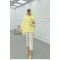 Sare Fashion Long Back Slit Detailed Shirt Yellow