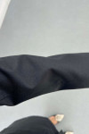 Sare Fashion Lined Jacket Set Black