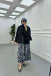 Sare Fashion Black Kimono with Tie Detail