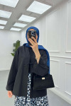 Sare Fashion Black Kimono with Tie Detail