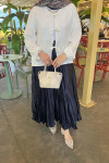 Sare Fashion Tied Blouse White