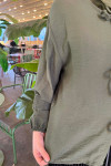 Sare Fashion Tied Blouse Khaki