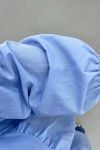 Sare Fashion Tied Blouse Blue