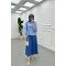Sare Fashion Tied Blouse Blue