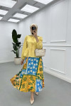 Sare Fashion Tied Blouse Yellow