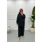 Tied Jacket Set Black