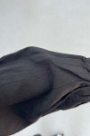 Sare Fashion Tied Strawberry Long Shirt Black