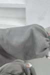 Tied Double Jumpsuit Set Light Gray