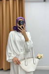 Tied Double Jumpsuit Set White