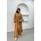 Tied Double Jumpsuit Set Camel