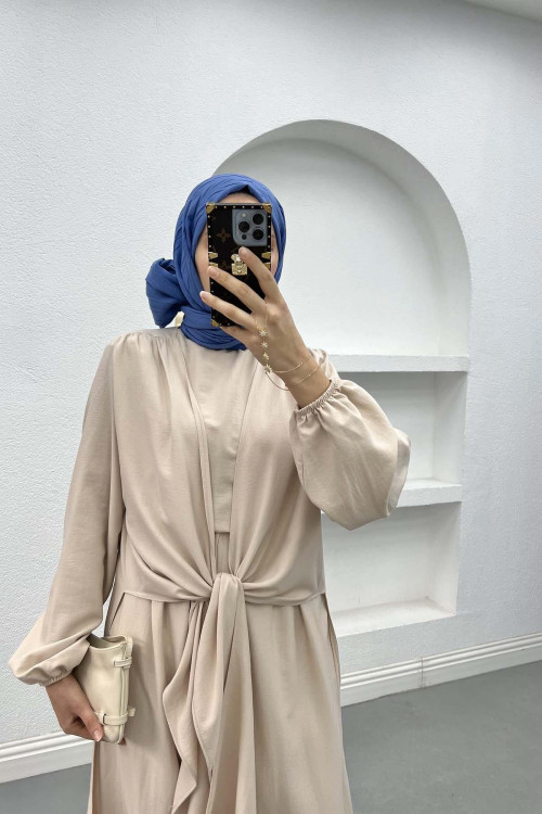 Tied Double Jumpsuit Set Stone