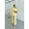 Sare Fashion Tied Kimono Strawberry Suit Yellow