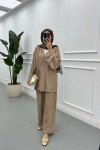 Sare Fashion Tied Kimono Strawberry Set Mink