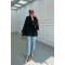 Sare Fashion Tied Kimono Black
