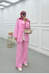 Sare Fashion Tied Muslin Set Pink