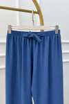 Sare Fashion Tie-Up Trousers Indigo