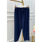 Sare Fashion Tied Trousers Navy Blue