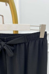 Sare Fashion Tie-Up Trousers Black