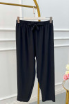 Sare Fashion Tie-Up Trousers Black