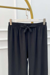Sare Fashion Tie-Up Trousers Black