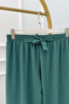 Sare Fashion Tie Trousers Green