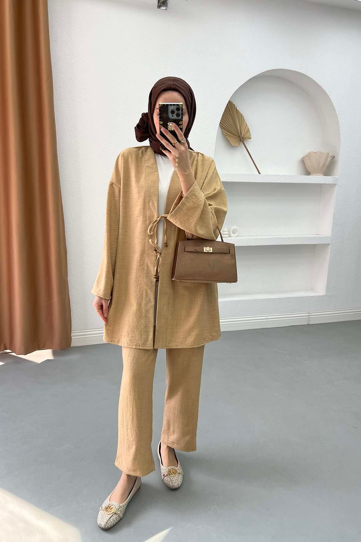 Tied Suit Beige