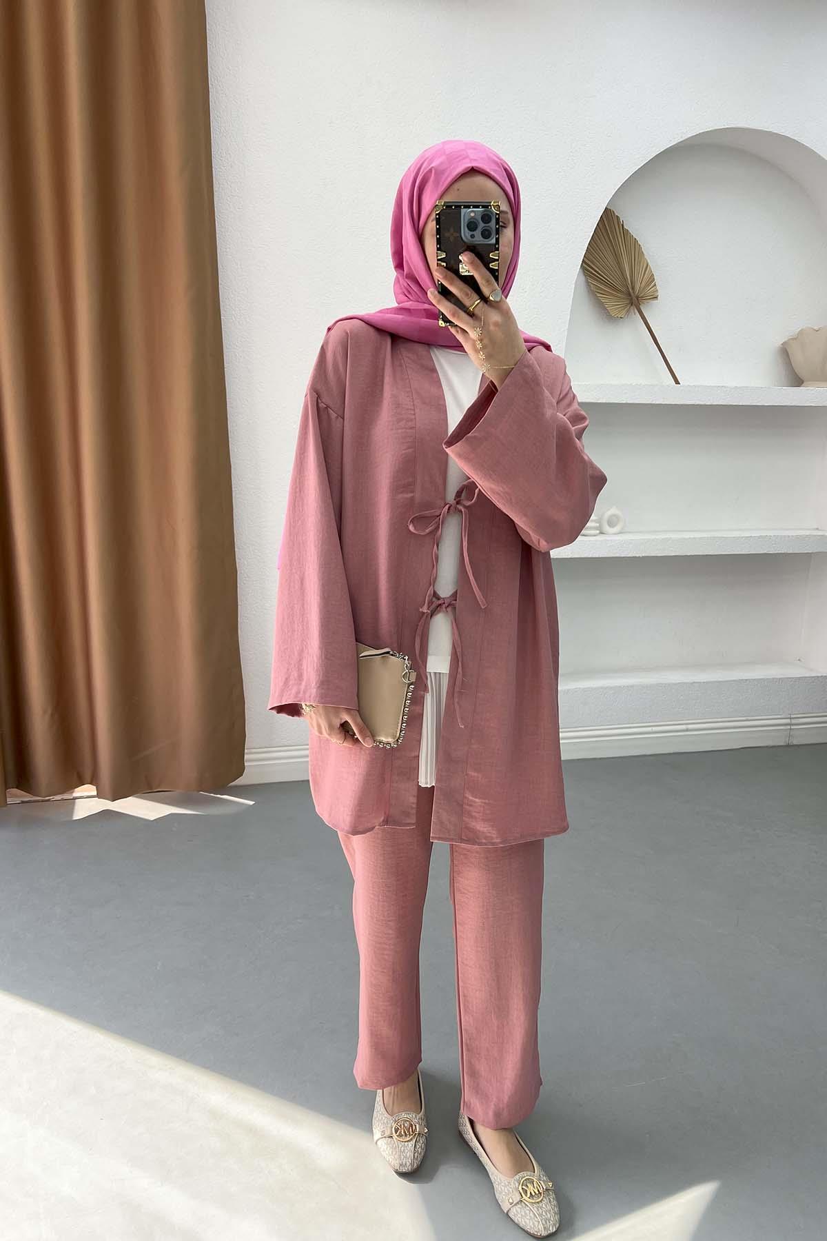 Tied Set Dusty Rose