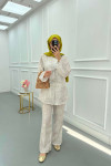 Sare Fashion Viral Kimono Set with Tie Stone