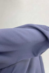 Sare Fashion Baby Collar Belted Dress Anthracite