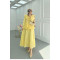 Sare Fashion Baby Collar Front Tie Muslin Set Yellow