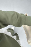 Waist Drawstring Crop Suit Khaki