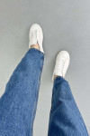 Sare Fashion Waist Detailed Jeans Blue