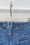 Sare Fashion Waist Detailed Jeans Blue