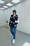 Sare Fashion Waist Detailed Jeans Blue