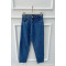 Sare Fashion Waist Detailed Jeans Blue