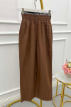 Sare Fashion Waist Detailed Trousers Brown