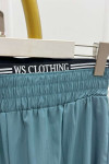Sare Fashion Waist Detailed Trousers Petrol Blue