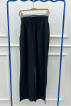 Sare Fashion Waist Detailed Trousers Black