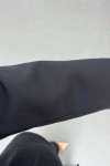 Sare Fashion Waist-Sealed Lined Jacket Set Black