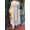Sare Fashion Waisted Parachute Dress White