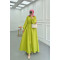 Sare Fashion Waisted Parachute Dress Oil Green