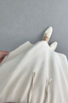 Sare Fashion Elastic Waist Aerobin Skirt Beige