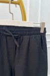 Sare Fashion Elastic Waist Jeans Black