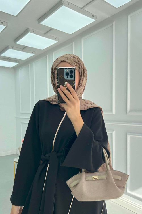 Sare Fashion Oysh Belted Dress in Black