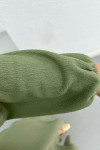Wide Leg Wrap Suit Soft Green
