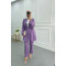 Beaded Three Piece Suit Lilac